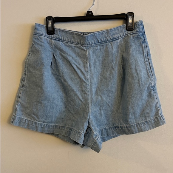 Madewell Pants - Madewell Denim Easy Jean Pull-on Jean Shorts Flat Front High Rise Retro Medium